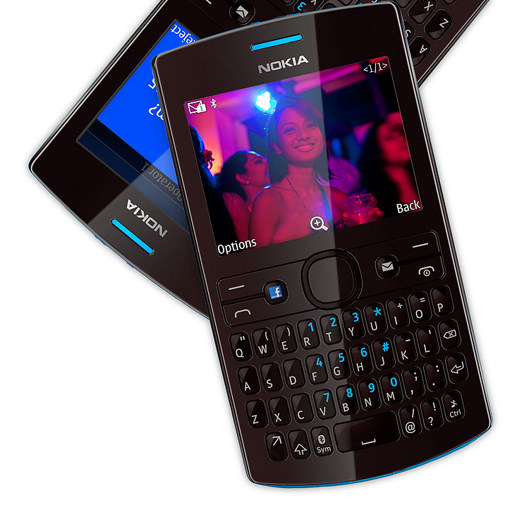 nokia asha 205 black