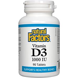 Natural Factors Vitamin D3 1000 Iu90 Tablets Price In