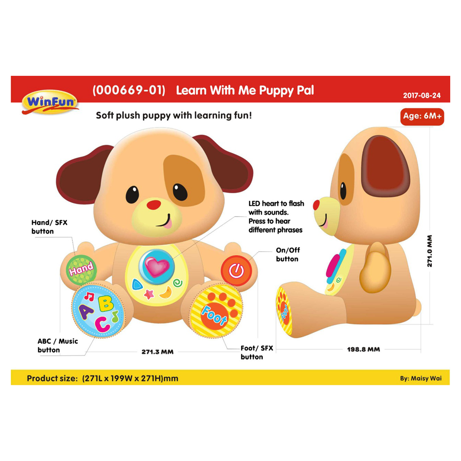 Winfun learn with me puppy clearance pal