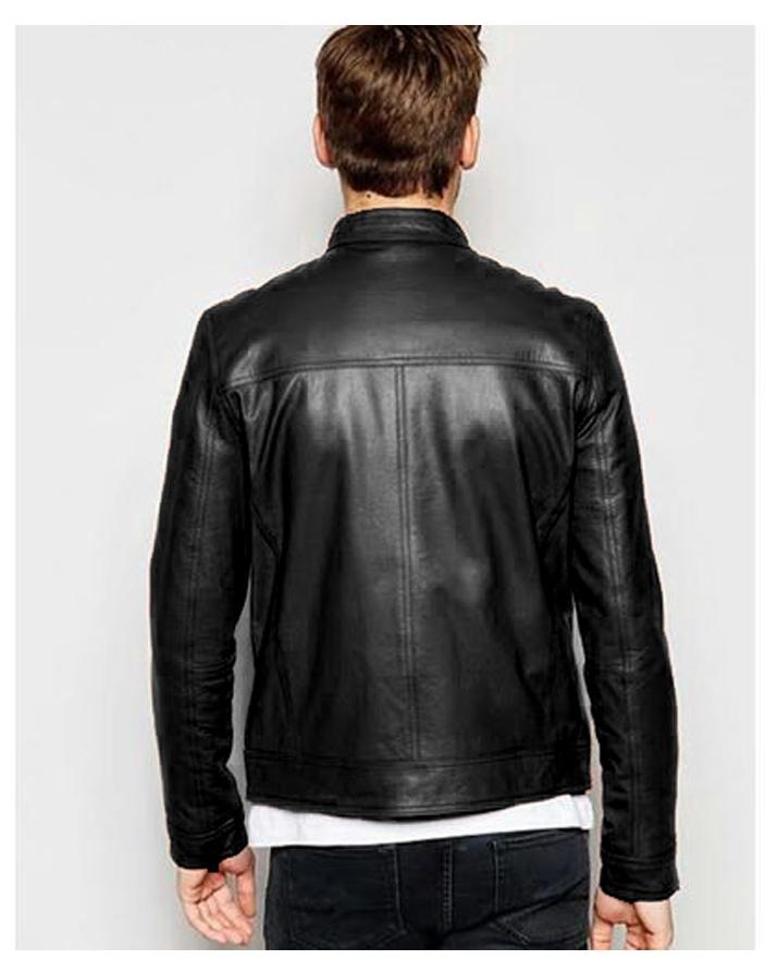 MONCLER Faux Leather High Street Jacket for Men Black Price in Pakistan ...