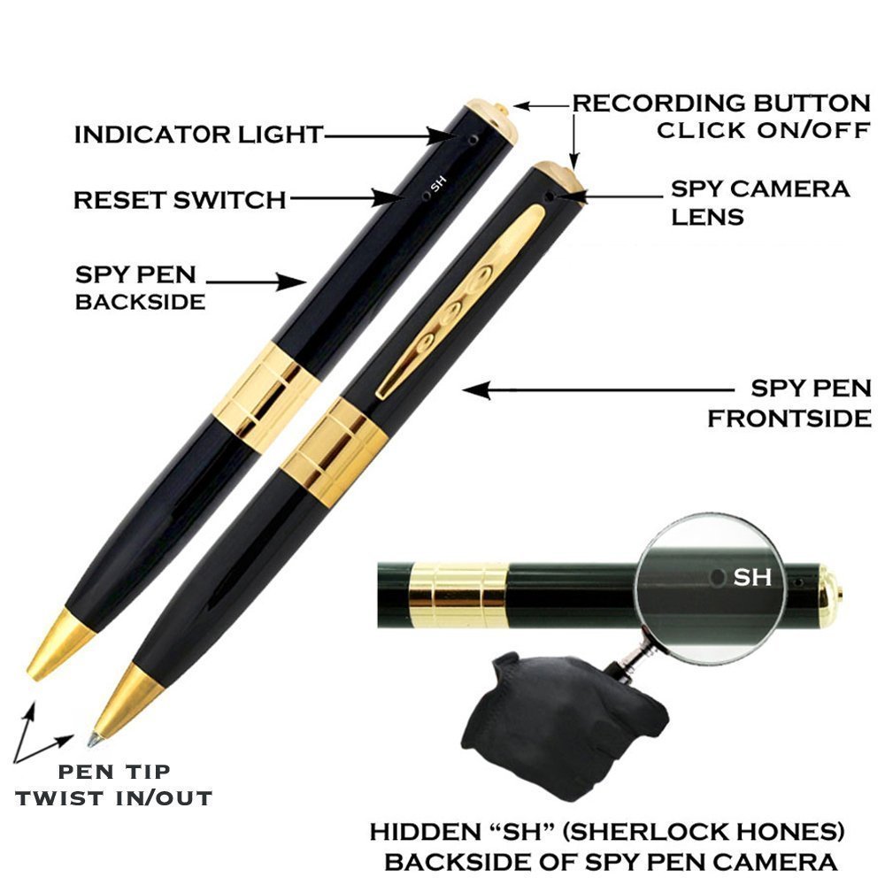 Spy camera pen store manual