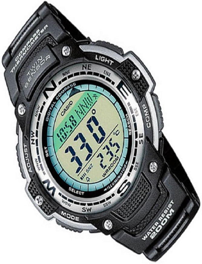 Casio men's sgw100 hotsell twin sensor digital watch