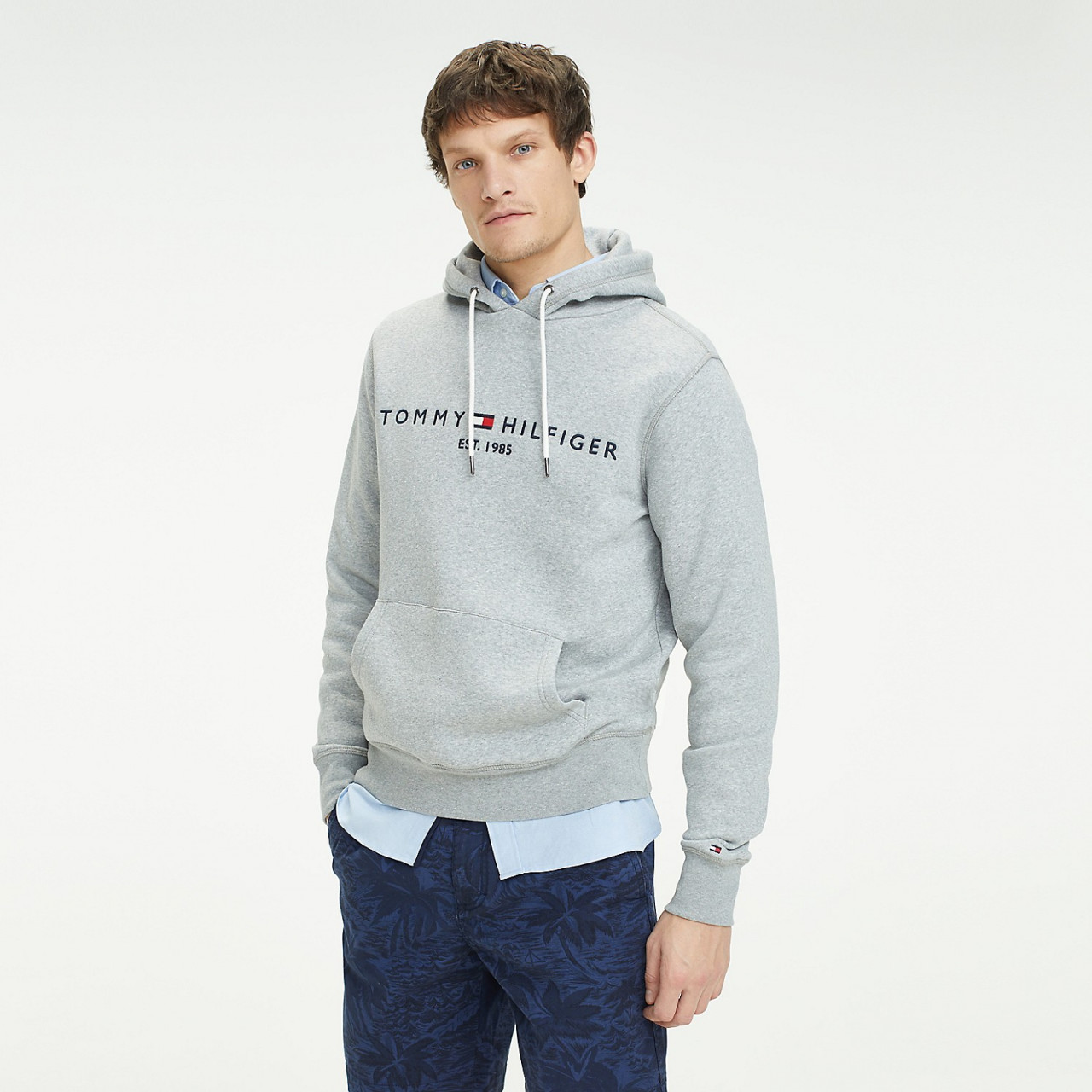 tommy hilfiger signature logo hoodie