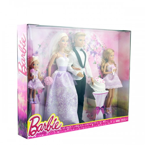 barbie bride and groom set