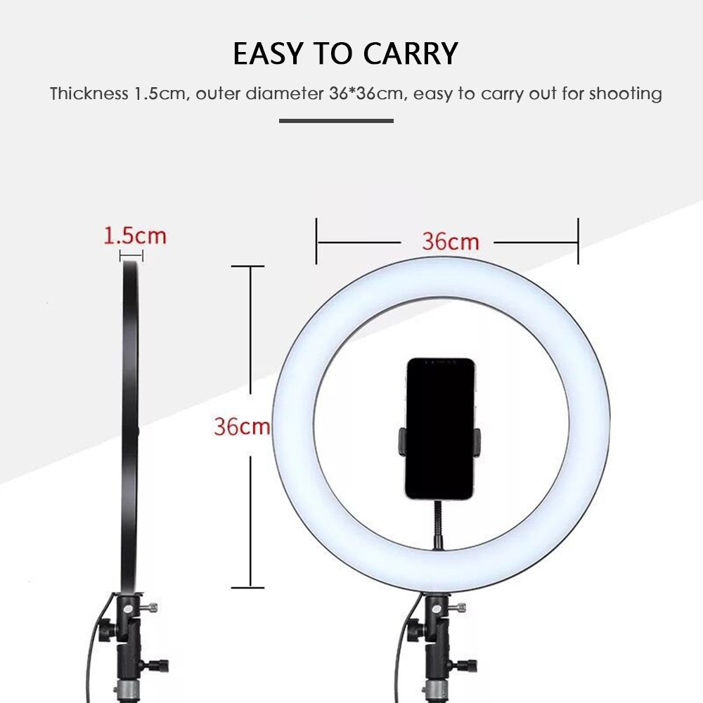 what is a good size ring light