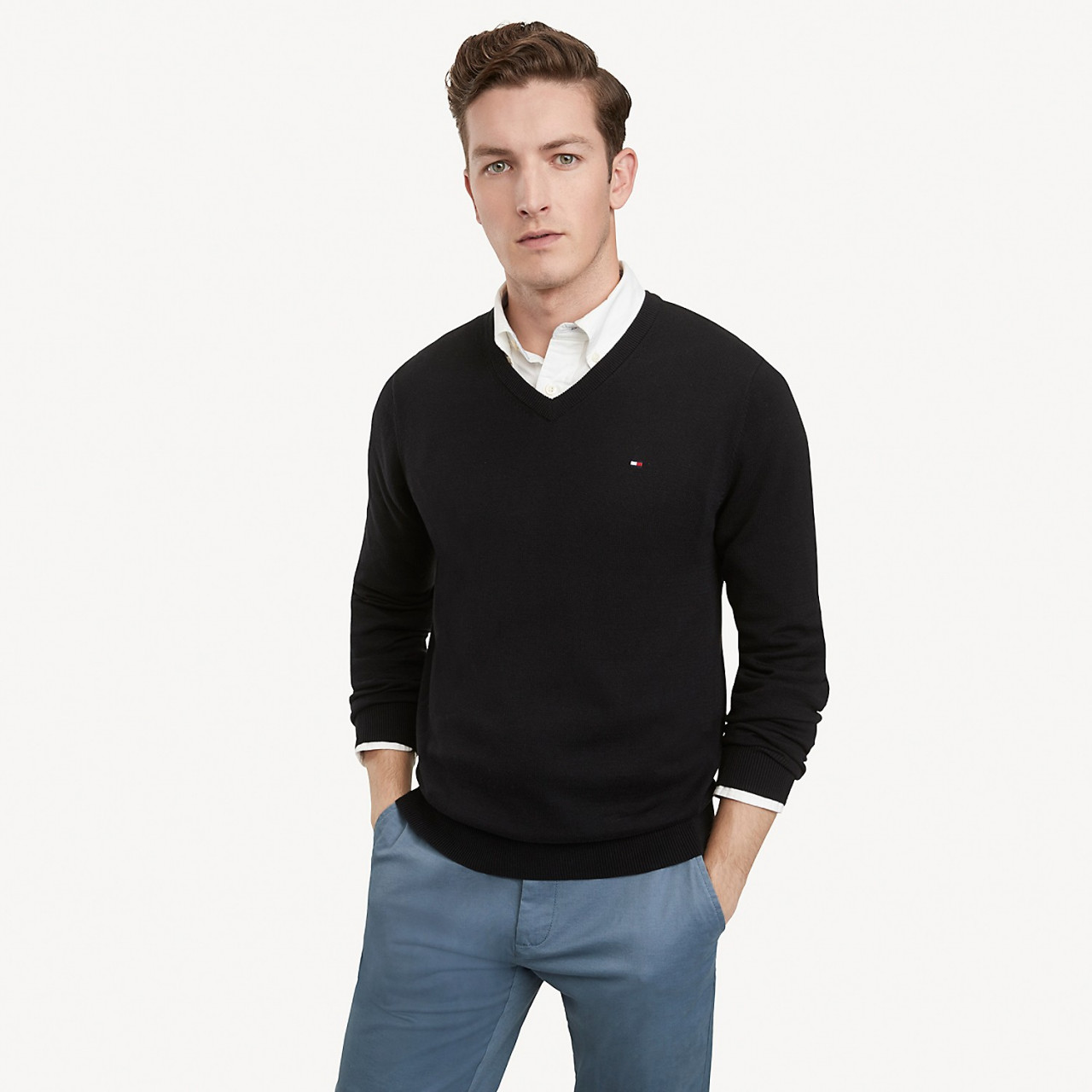 Tommy Hilfiger Essential V-neck Sweater - Multicolor