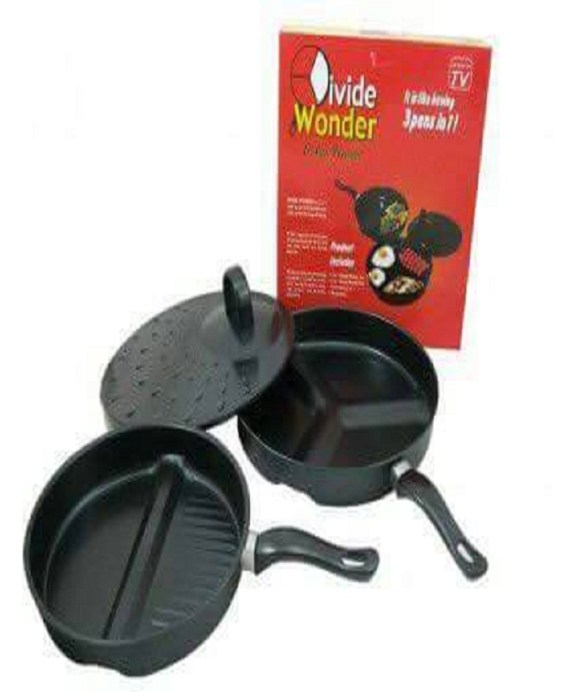 Buy 3 in 1 Divided Portion Frying Pan - Best Price in Pakistan (December,  2023)