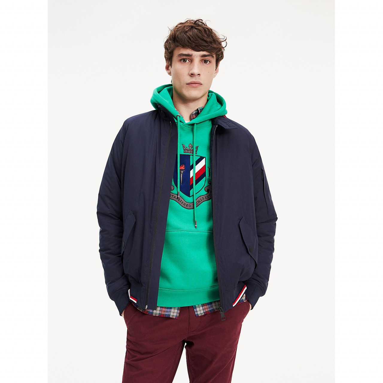 Tommy Hilfiger Classic Bomber Jacket - Multicolor Price In Pakist