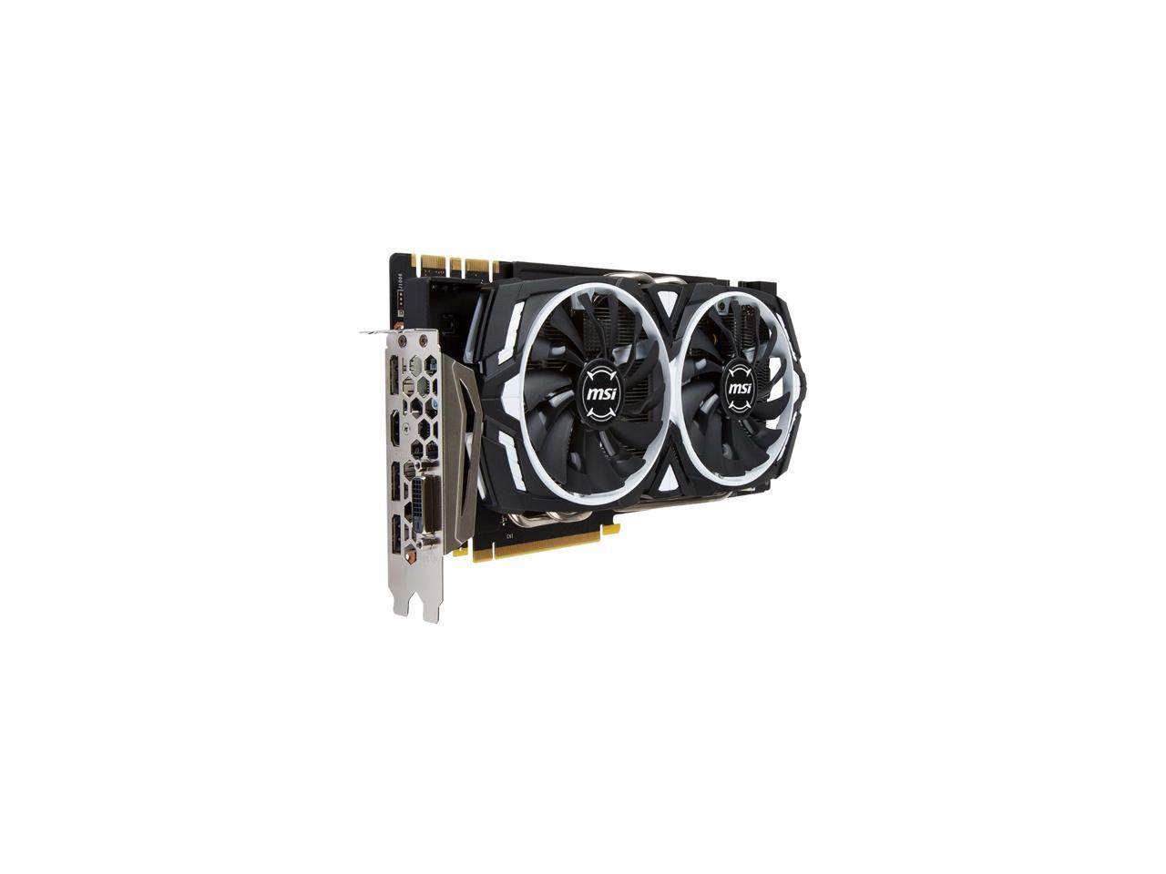 MSI GeForce GTX 1070 DirectX 12 GTX 1070 GAMING 8G 8GB 256-Bit GDDR5 PCI  Express 3.0 x16 HDCP Ready SLI Support ATX Video Card