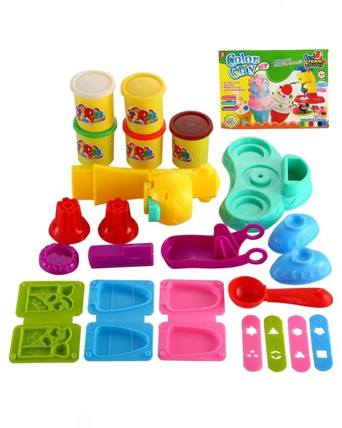 colour clay toys