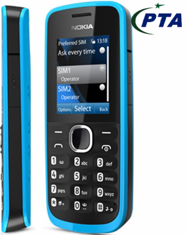 Nokia 110 Dual Sim (Cyan) Price in Pakistan - Homeshoppin