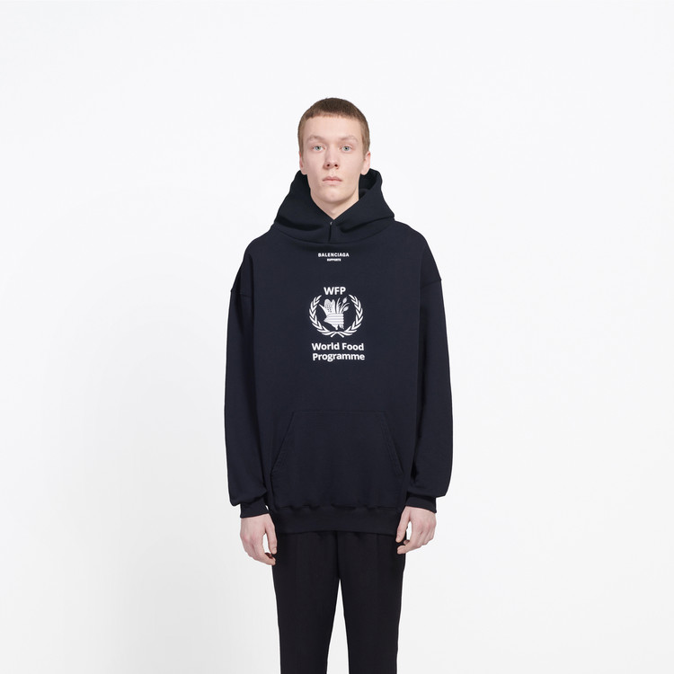 balenciaga food programme hoodie