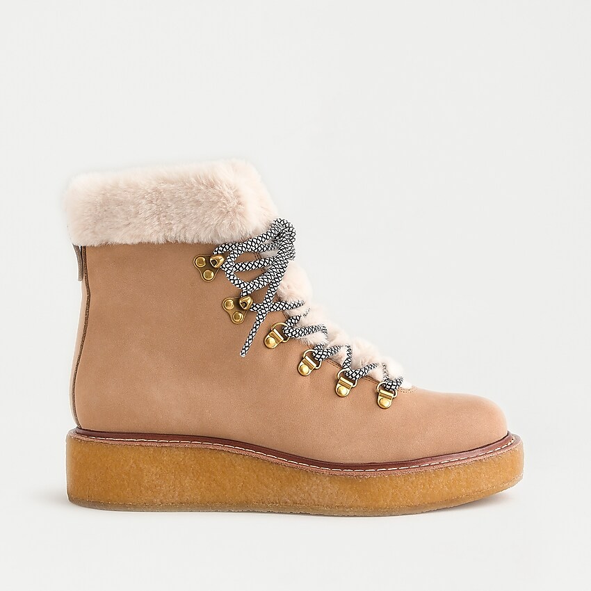 J crew nordic wedge on sale boots