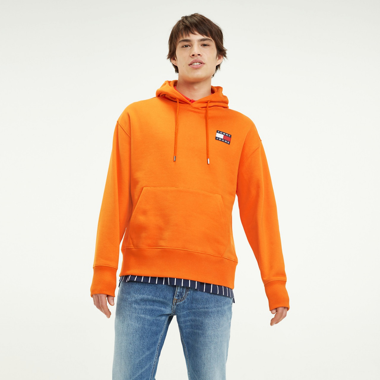 orange tommy hoodie