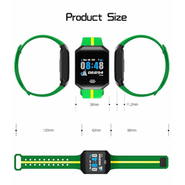 HQWQ Smart Wristband,Smart Watch Heart Rate Monitor Fitness Tracker  Smartwatch Men Women Blood Pressure Waterproof Smart Bracelet (Blue) :  Amazon.in: Sports, Fitness & Outdoors