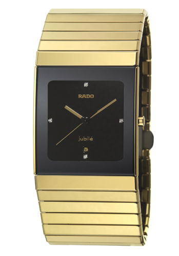 Rado ceramic gold discount watch