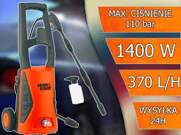 BLACK+DECKER Pressure Washer 1400W 110 BAR (PW1400S) 