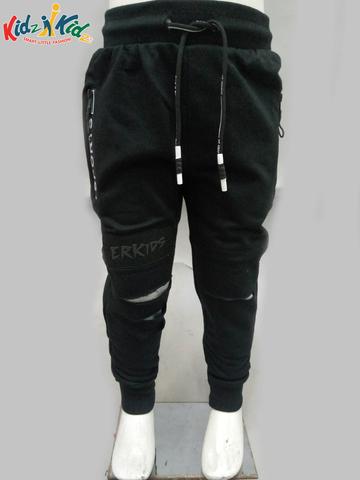 Slim Leg Boys Black Trousers – Crested School Wear