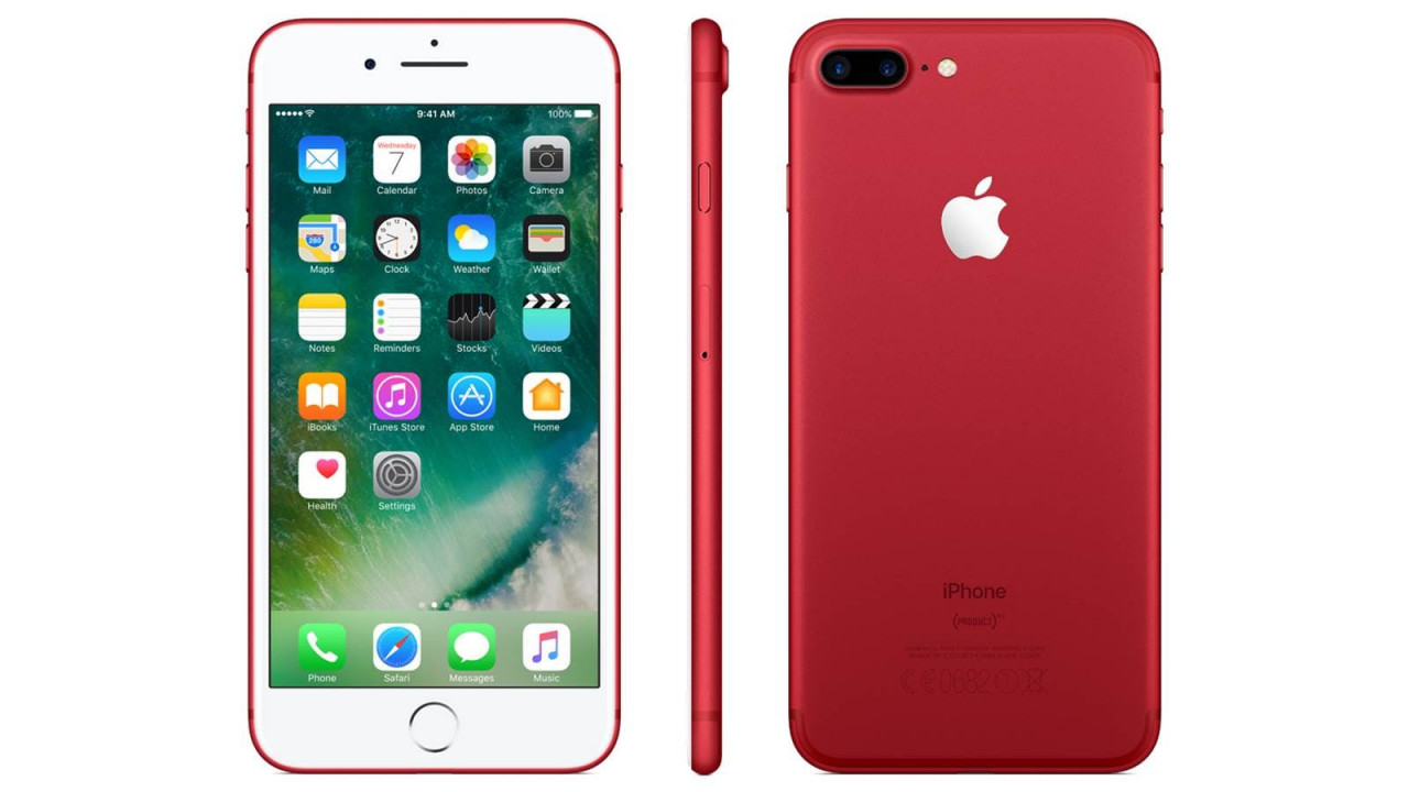 【美品】iPhone 7 Plus Red 256 GB