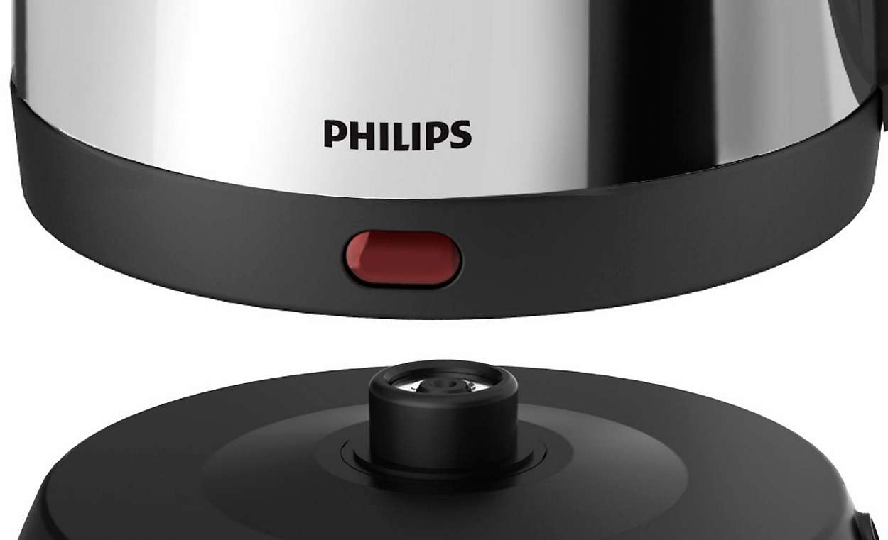 Philips Daily Collection HD9306/06 Electric Kettle 1.5 L 1800 W Metallic, Silver