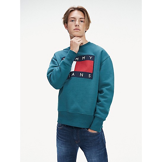 tommy jeans multicolor sweatshirt