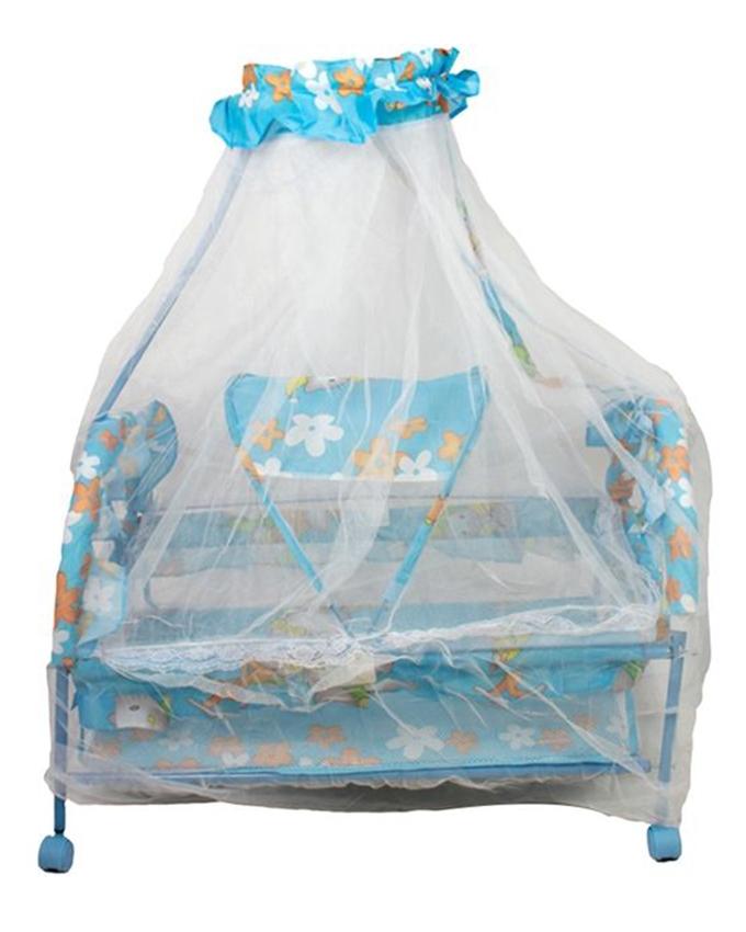 Baby Cradle With Mosquito Net Blue Price In Pakistan Homeshopping Pk