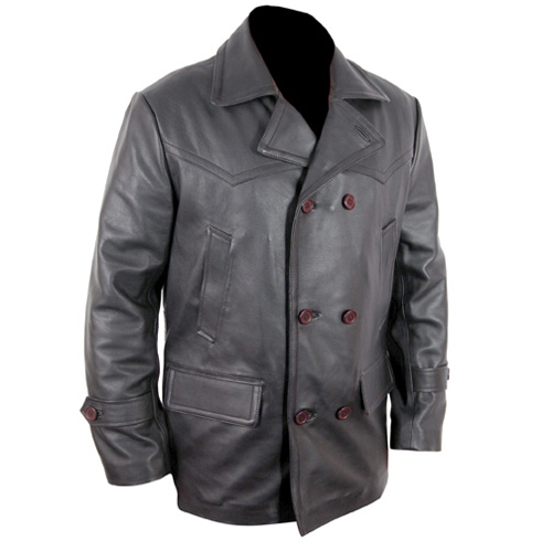 German WWII Black Cowhide Leather Jacket Price In Pakistan