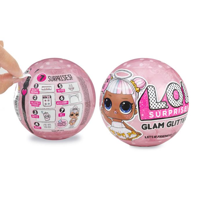 glam glitter ball