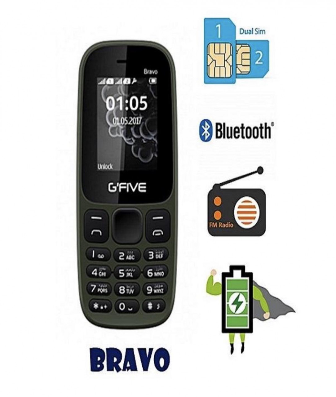 Gfive Bravo Dual Sim Mobile Phone Price In Pakistan Homeshoppin
