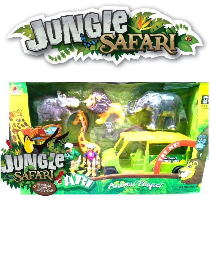 Safari Jungle Play Set with Jungle Car and Hunters Price in Pakistan ...