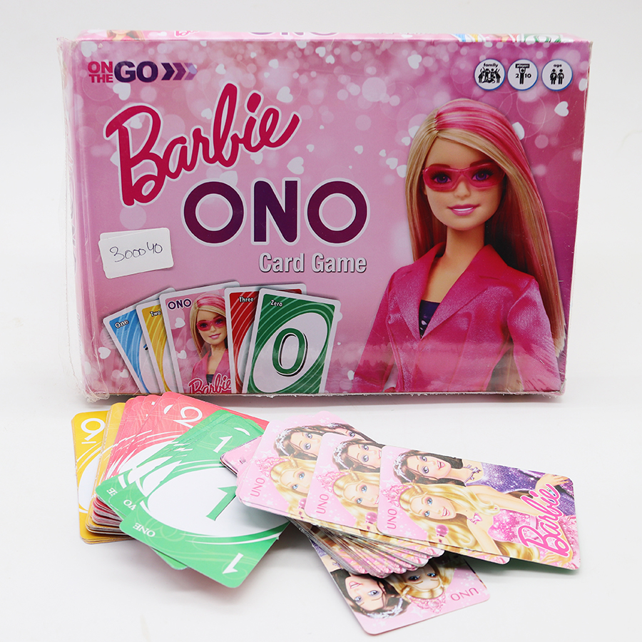 barbie uno card game