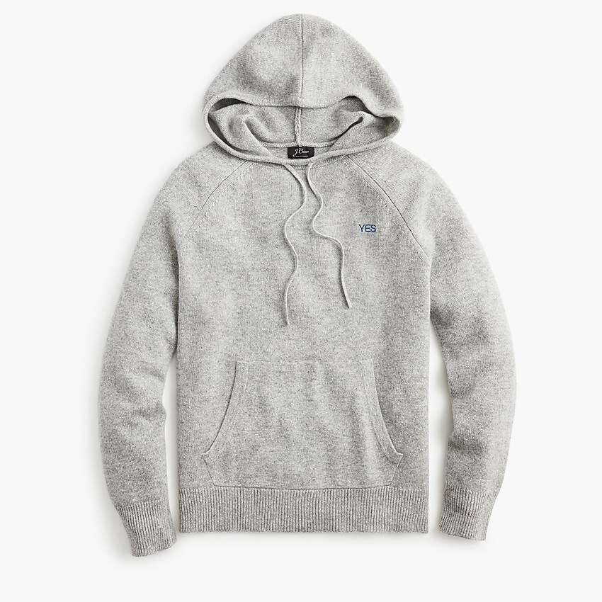 cashmere pullover hoodie