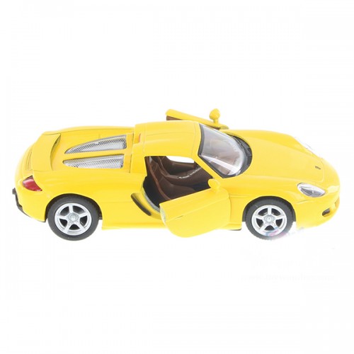 1/36 scale Diecast Model Toy Car Porsche Carrera GT Kinsmart 5081D Brand New, but NO BOX Yellow 
