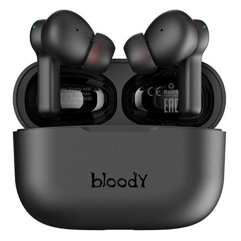 Bloody bluetooth наушники. True Wireless Bloody m30. Bloody m30. Беспроводные наушники Блади. Чехол для наушников Bloody m30.