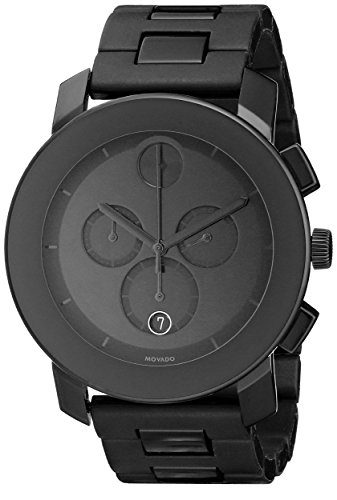 Movado Mens 3600048 Bold Black Stainless Stee - Home Shopping