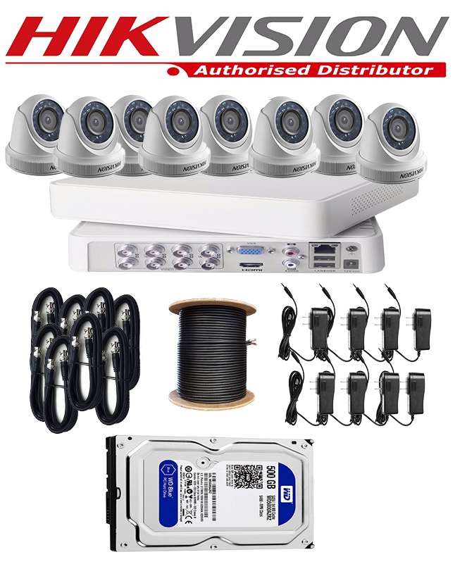 hikvision dvr 8 channel 1mp