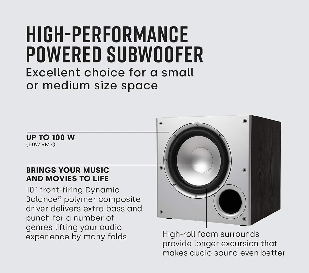 Sub polk hot sale audio psw10