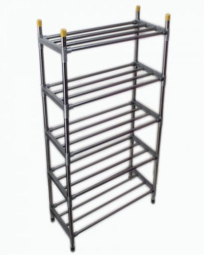 5 Layer Stainless Steel Shoe Rack Silver Price In Apaki