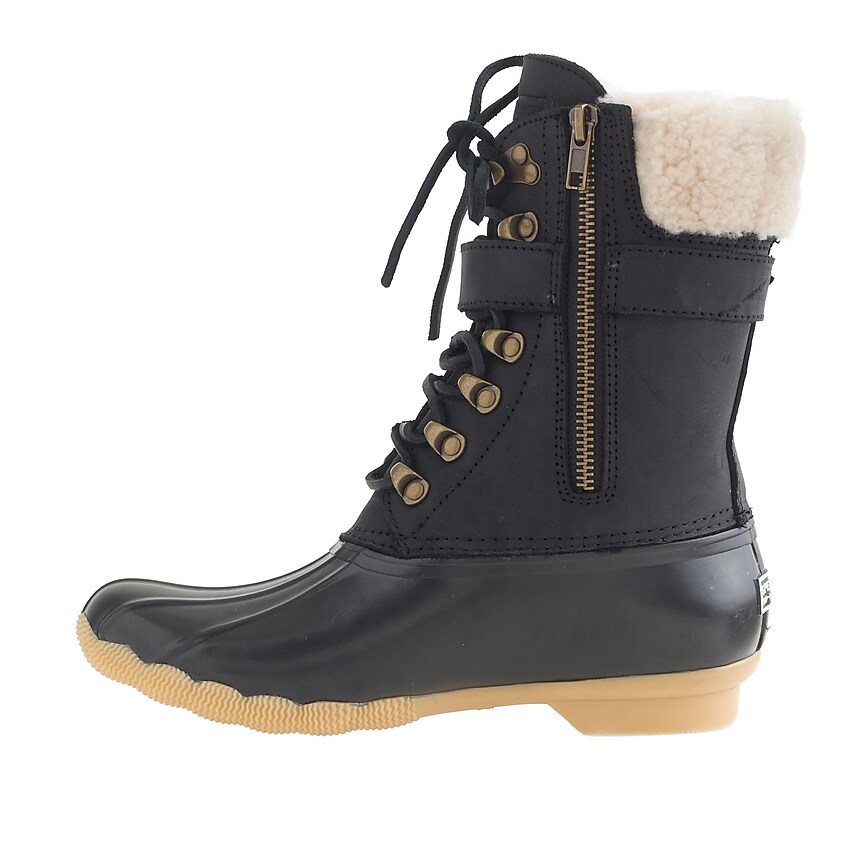 J crew deals sperry shearwater boots