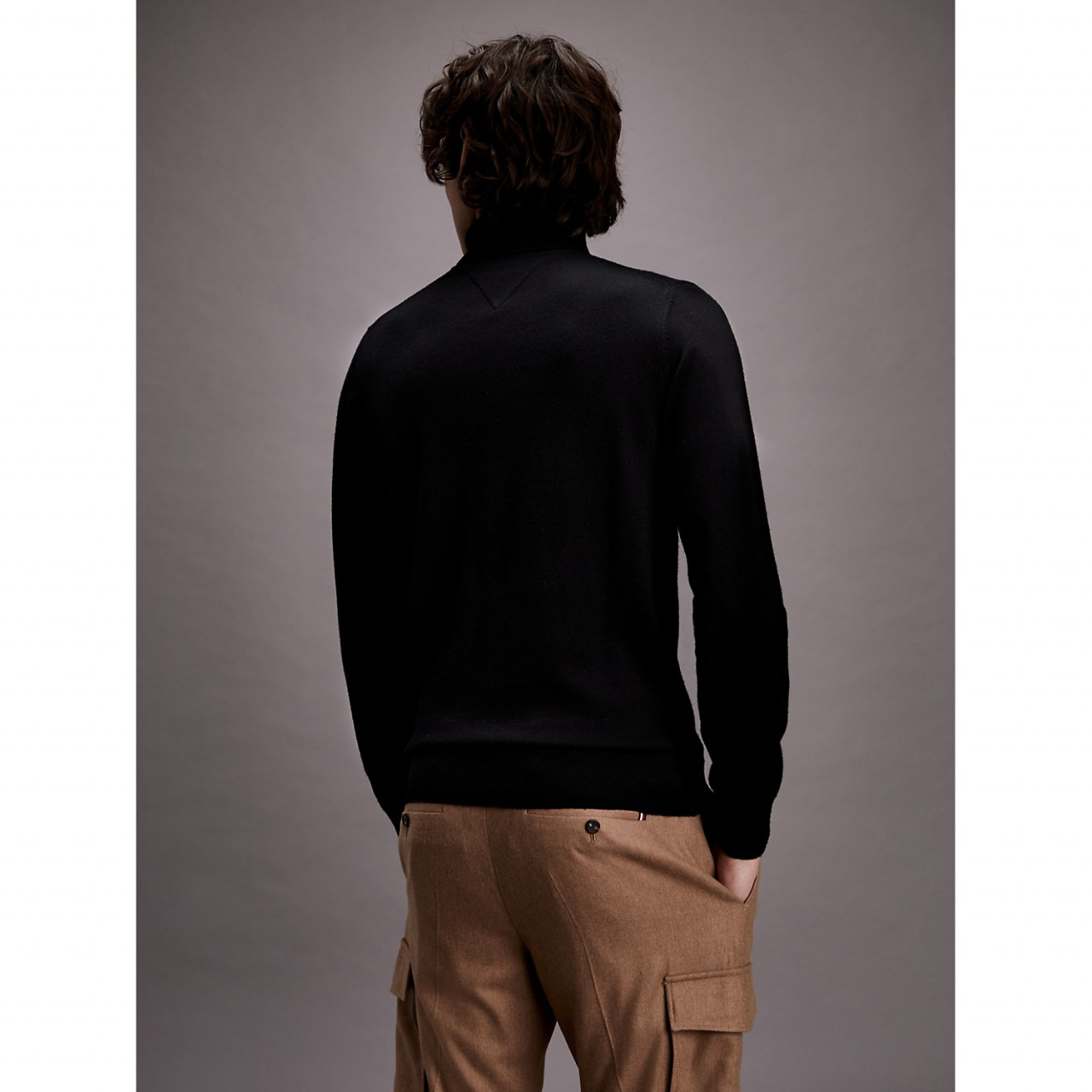 tommy hilfiger tailored luxury roll neck