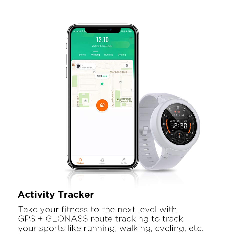 AMAZFIT Verge Lite Smart Watch White Home Shopping