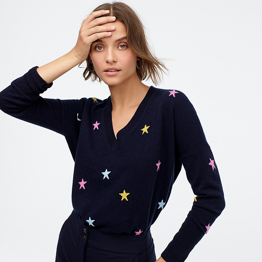 J crew star clearance sweater