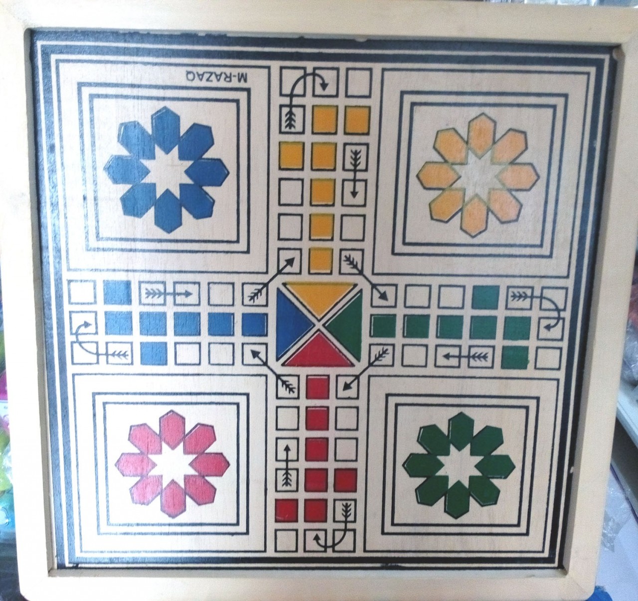 Wooden Ludo