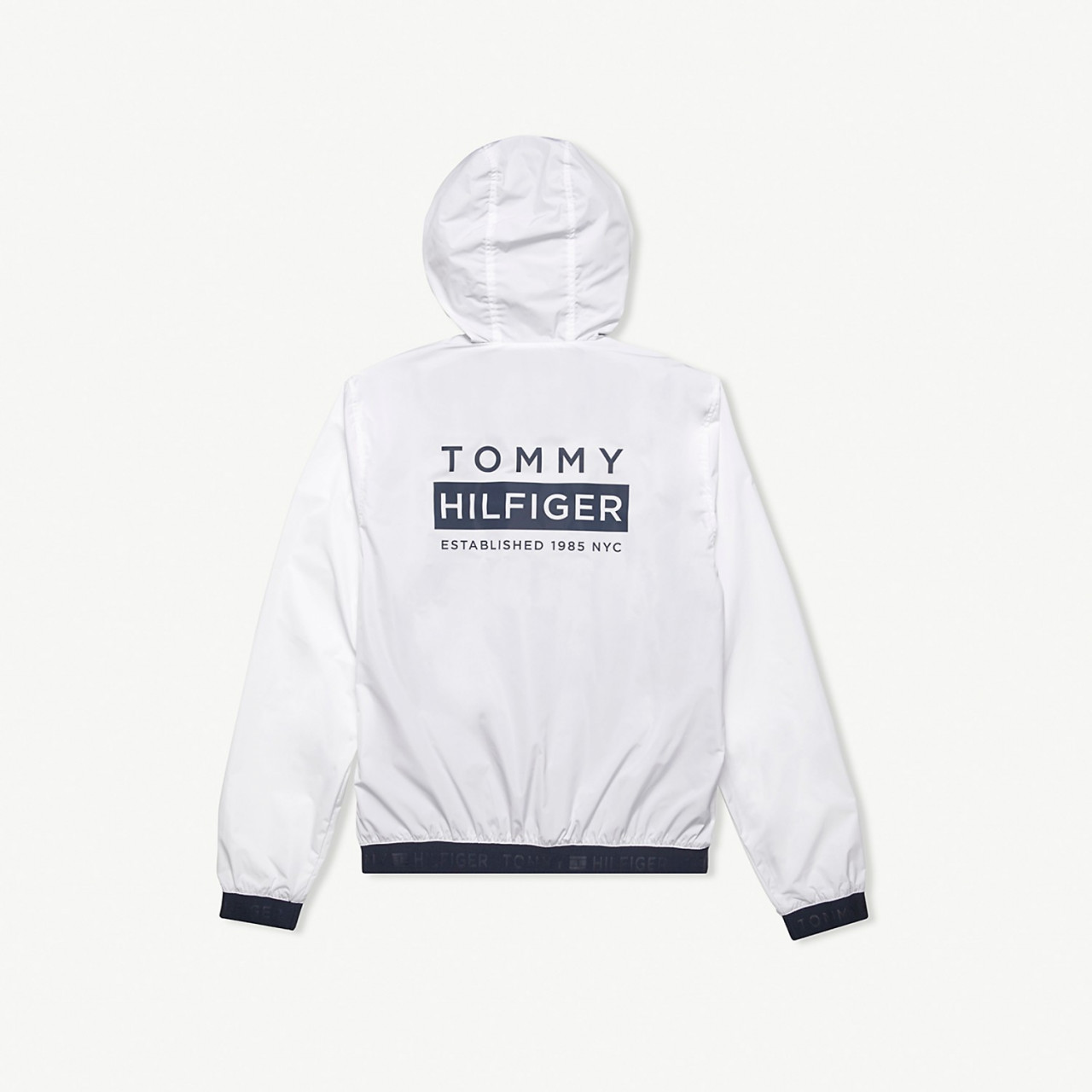 tommy hilfiger hooded rain jacket