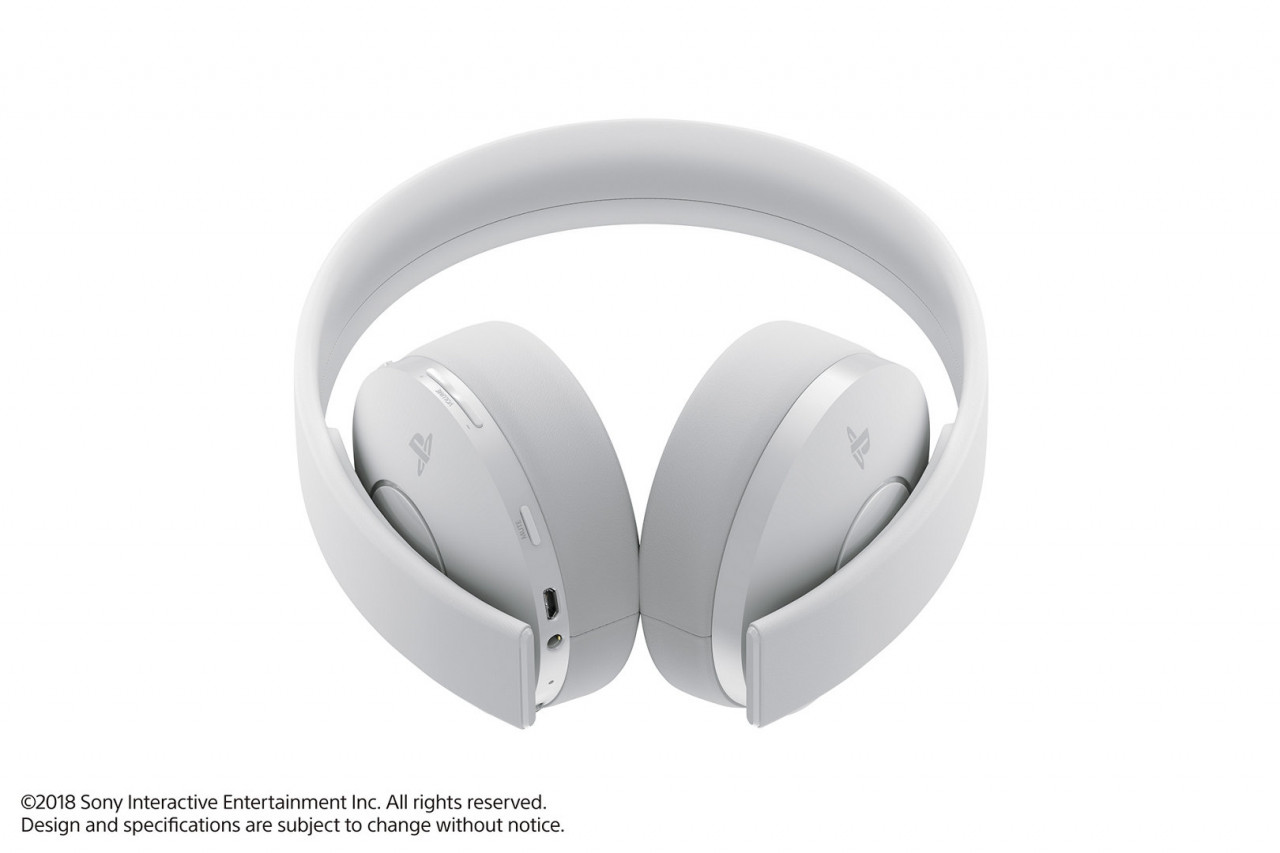 sony ps4 headset white