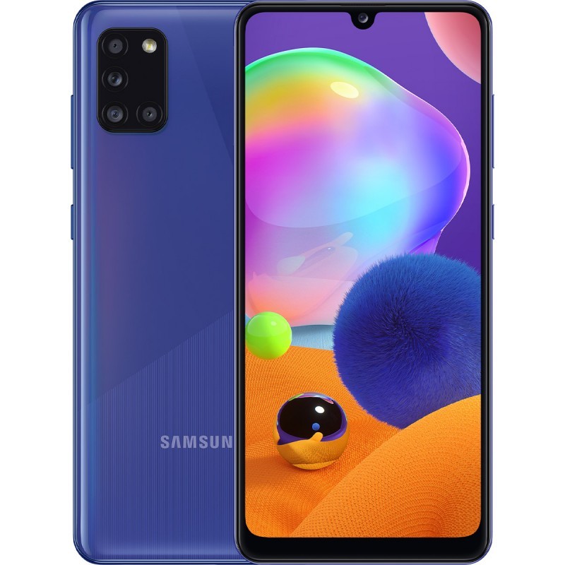 Samsung Galaxy A31 (4G, 4GB, 128GB, Blue) With Official Warranty