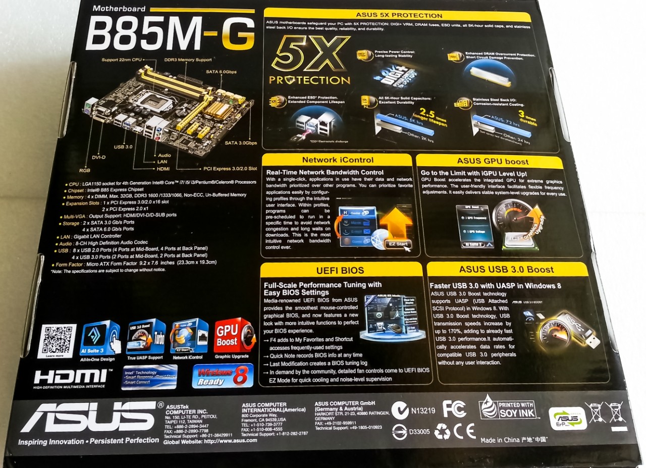 ASUS B85M-G