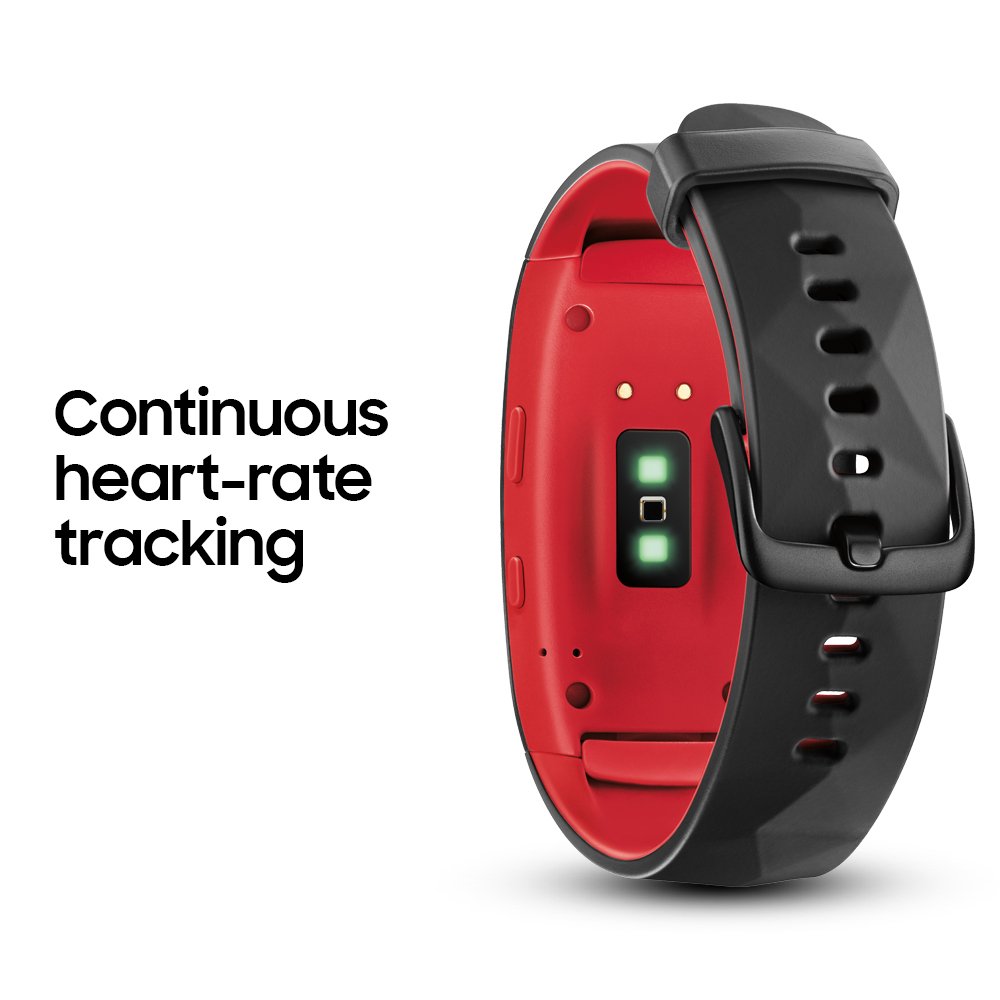 Samsung gear fit hot sale 2 pro red large