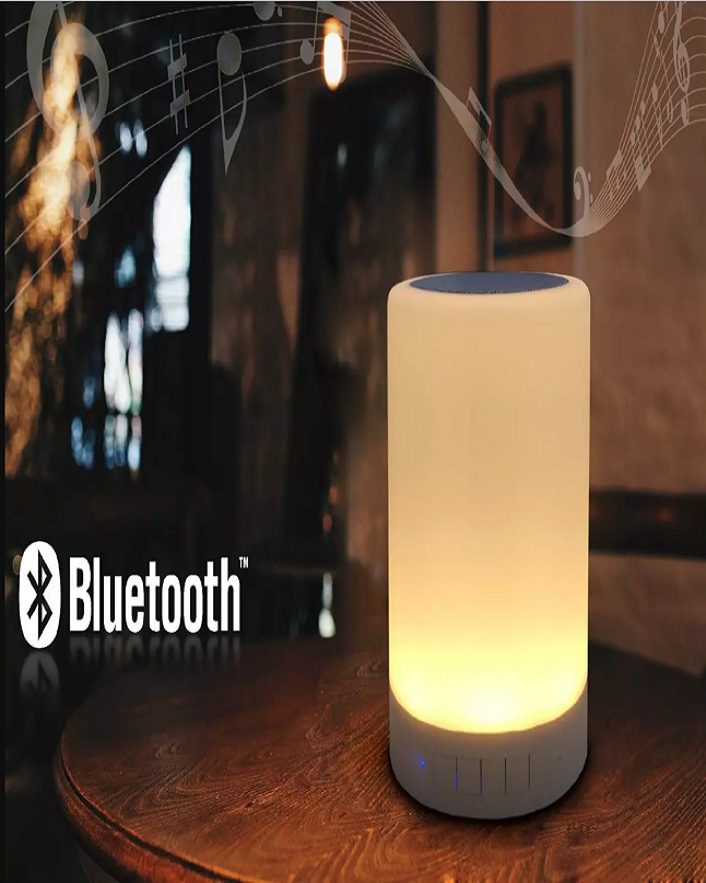 Touch lamp best sale portable speaker price