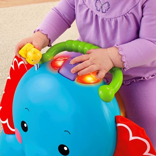 Fisher price bounce and deals ride elephant